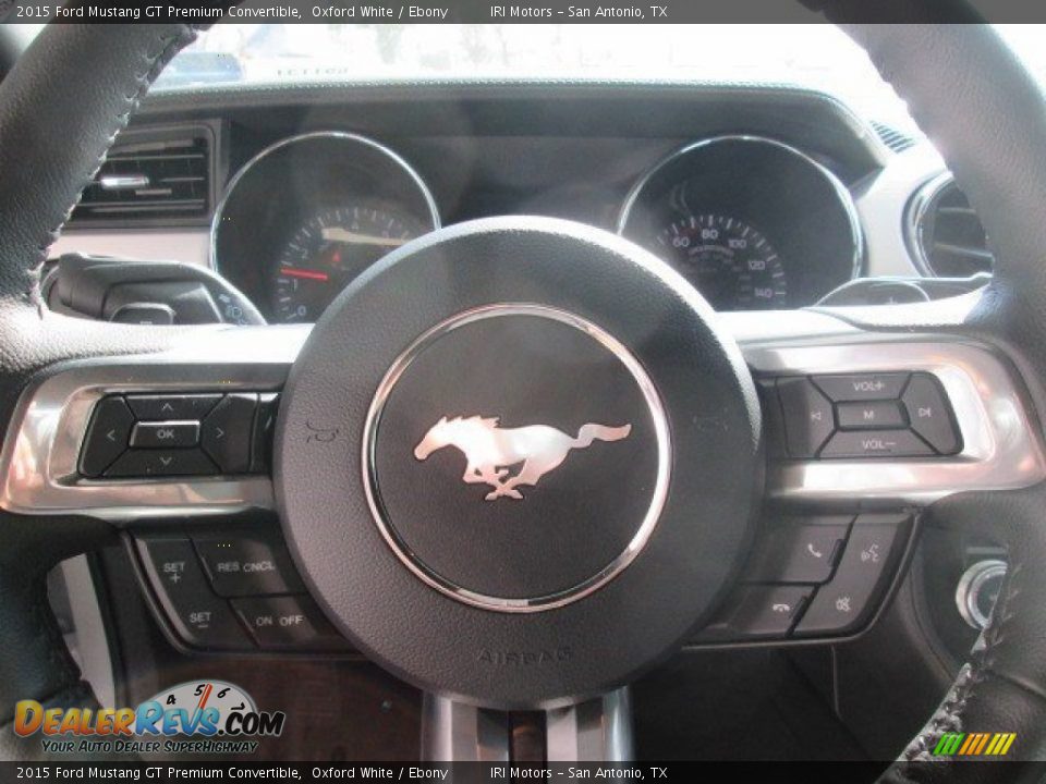 Controls of 2015 Ford Mustang GT Premium Convertible Photo #17