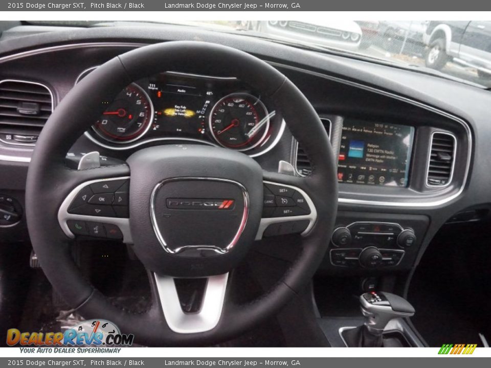 2015 Dodge Charger SXT Steering Wheel Photo #8