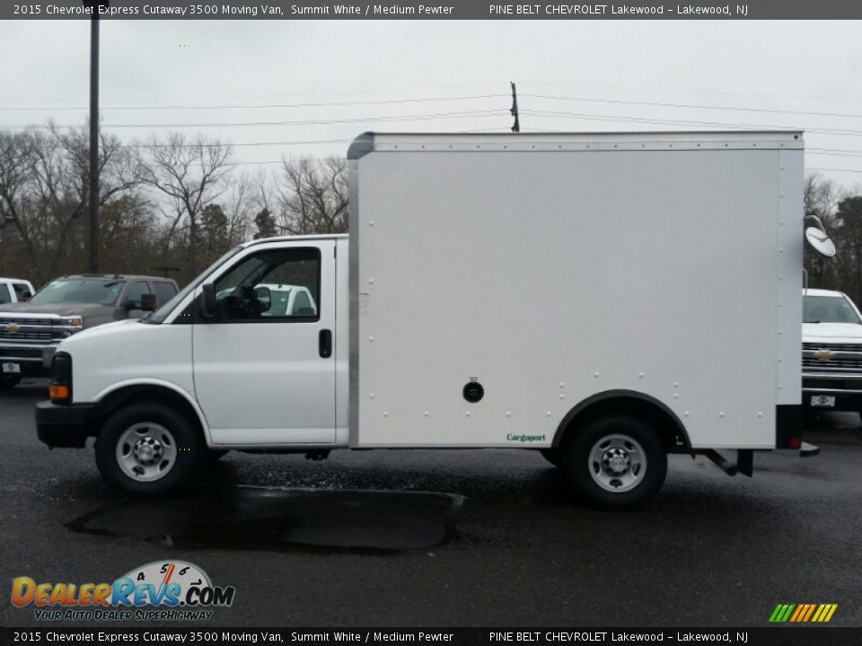 2015 Chevrolet Express Cutaway 3500 Moving Van Summit White / Medium Pewter Photo #3