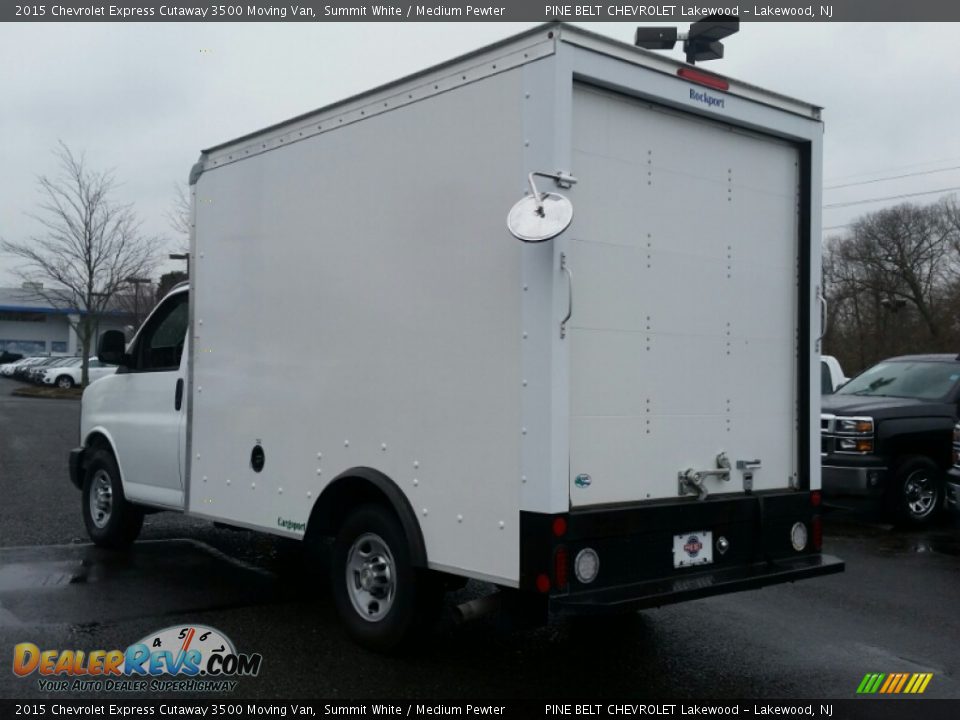 2015 Chevrolet Express Cutaway 3500 Moving Van Summit White / Medium Pewter Photo #4