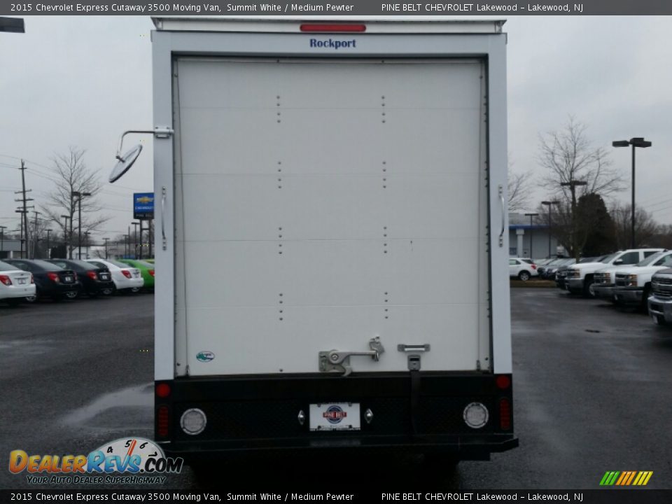 2015 Chevrolet Express Cutaway 3500 Moving Van Summit White / Medium Pewter Photo #5