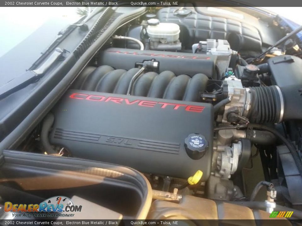 2002 Chevrolet Corvette Coupe 5.7 Liter OHV 16 Valve LS1 V8 Engine Photo #5