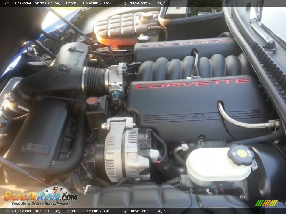 2002 Chevrolet Corvette Coupe 5.7 Liter OHV 16 Valve LS1 V8 Engine Photo #6