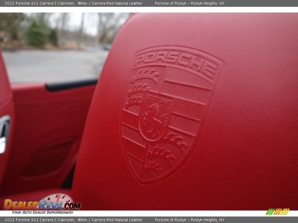 2013 Porsche 911 Carrera S Cabriolet White / Carrera Red Natural Leather Photo #21