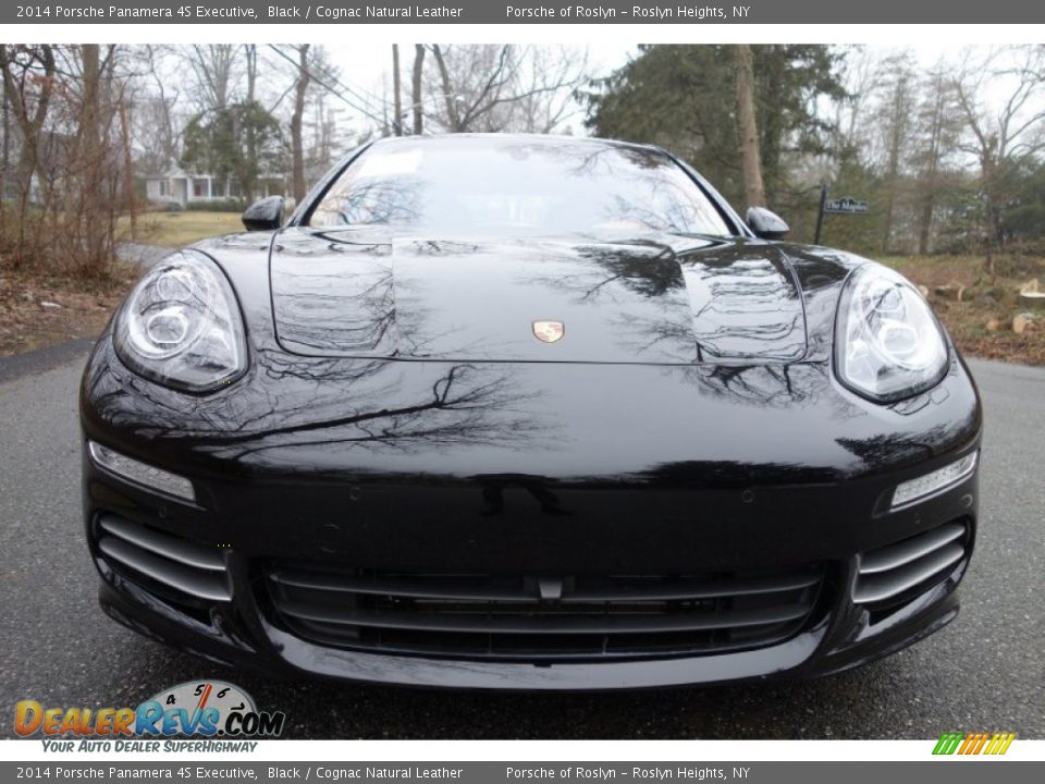 2014 Porsche Panamera 4S Executive Black / Cognac Natural Leather Photo #2