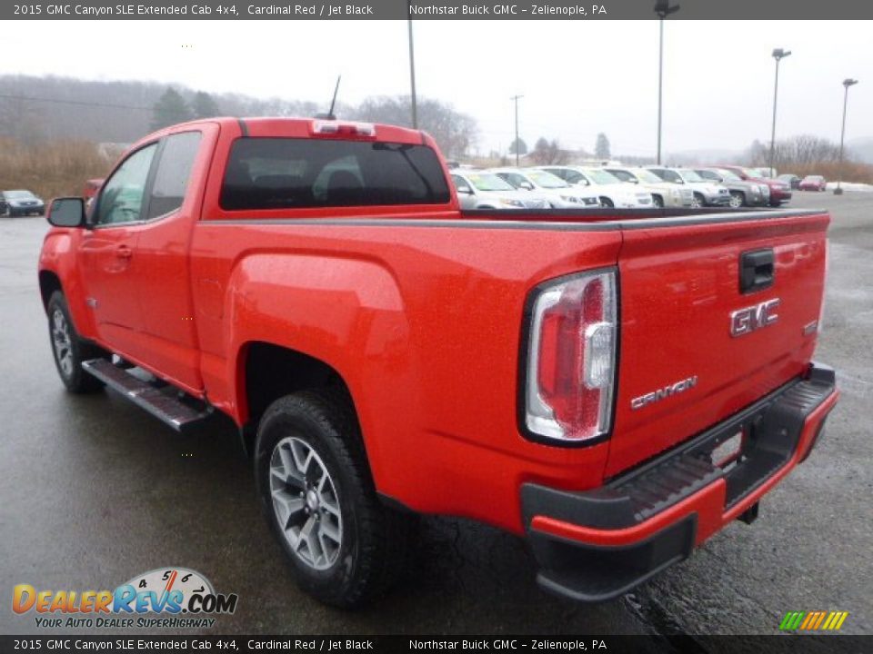 2015 GMC Canyon SLE Extended Cab 4x4 Cardinal Red / Jet Black Photo #4