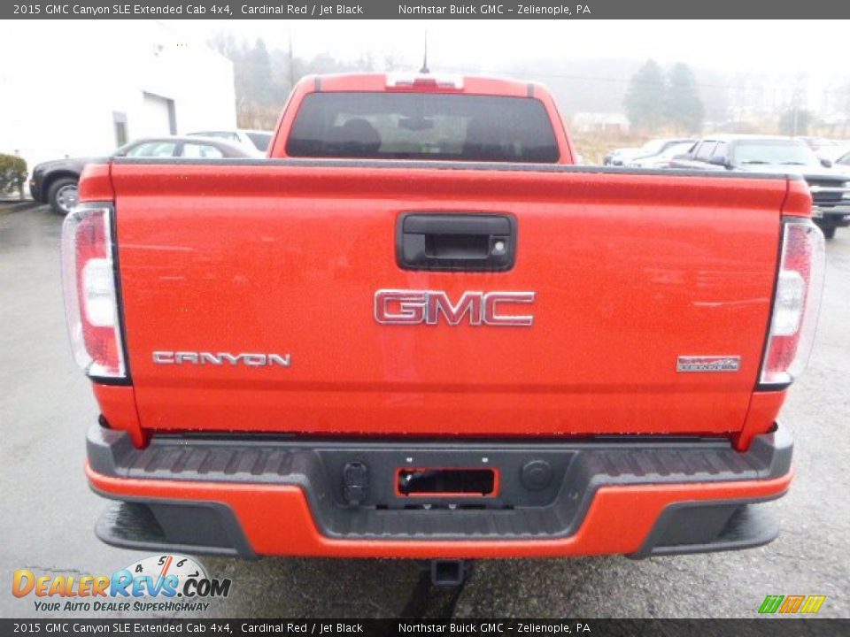 2015 GMC Canyon SLE Extended Cab 4x4 Cardinal Red / Jet Black Photo #5