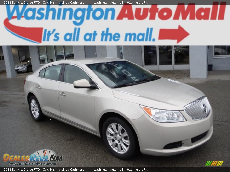 2012 Buick LaCrosse FWD Gold Mist Metallic / Cashmere Photo #1