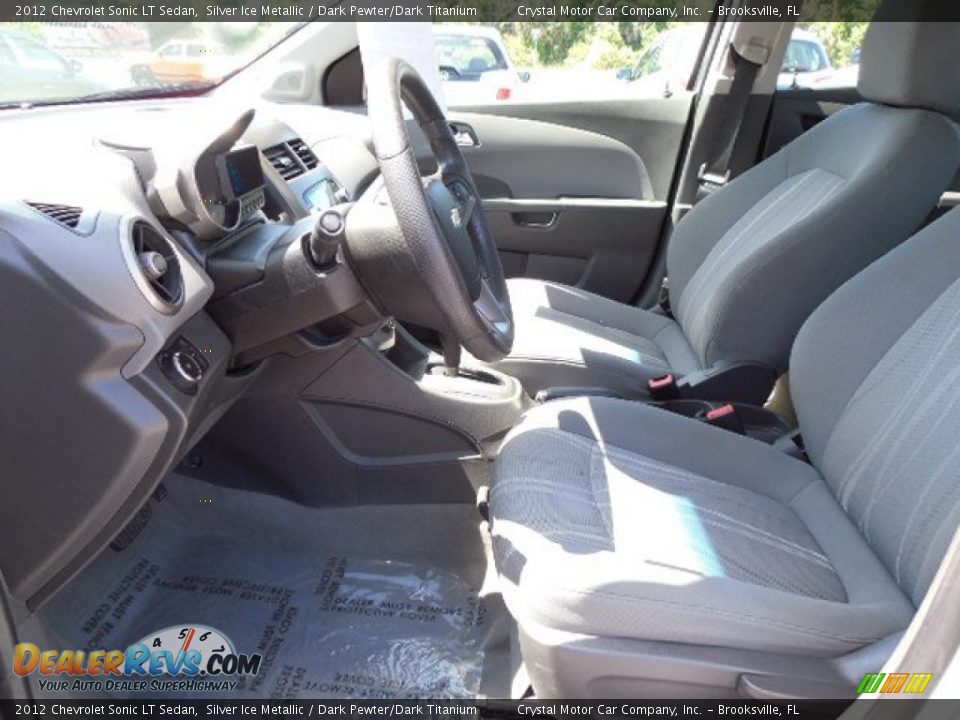 2012 Chevrolet Sonic LT Sedan Silver Ice Metallic / Dark Pewter/Dark Titanium Photo #4