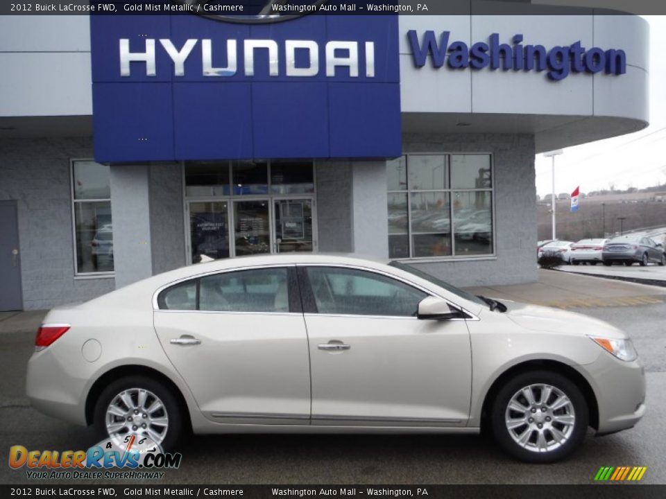 2012 Buick LaCrosse FWD Gold Mist Metallic / Cashmere Photo #2