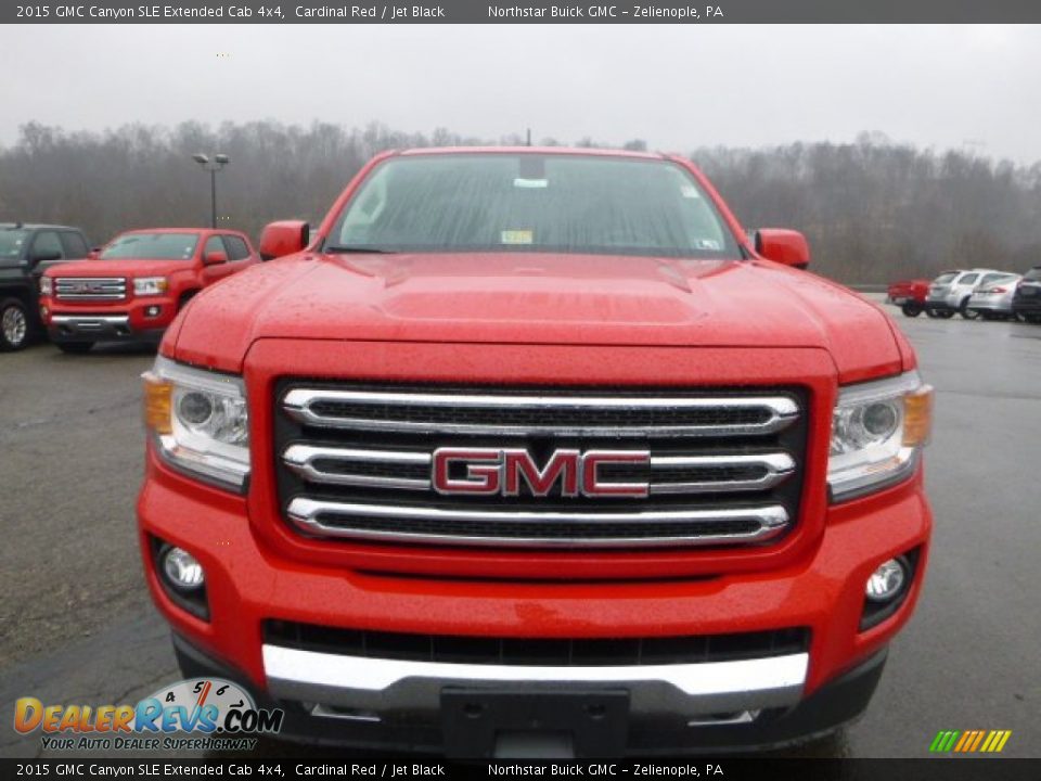 2015 GMC Canyon SLE Extended Cab 4x4 Cardinal Red / Jet Black Photo #9