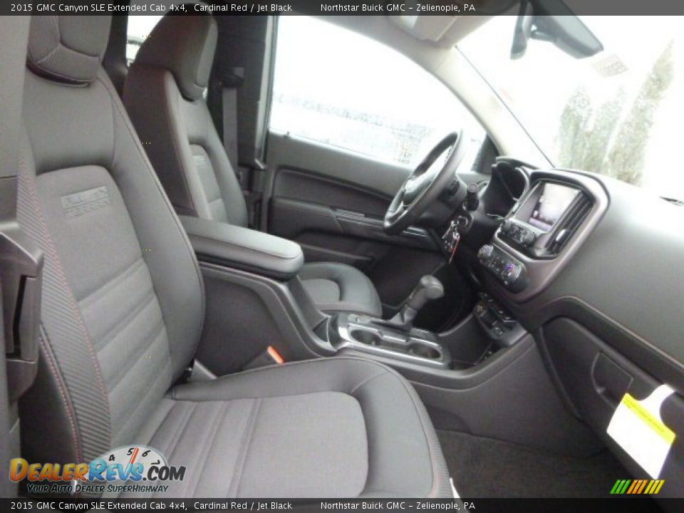 Front Seat of 2015 GMC Canyon SLE Extended Cab 4x4 Photo #12
