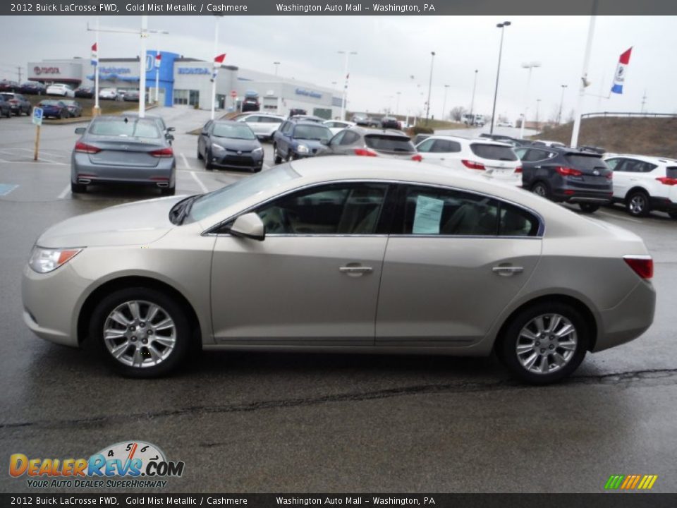 2012 Buick LaCrosse FWD Gold Mist Metallic / Cashmere Photo #6
