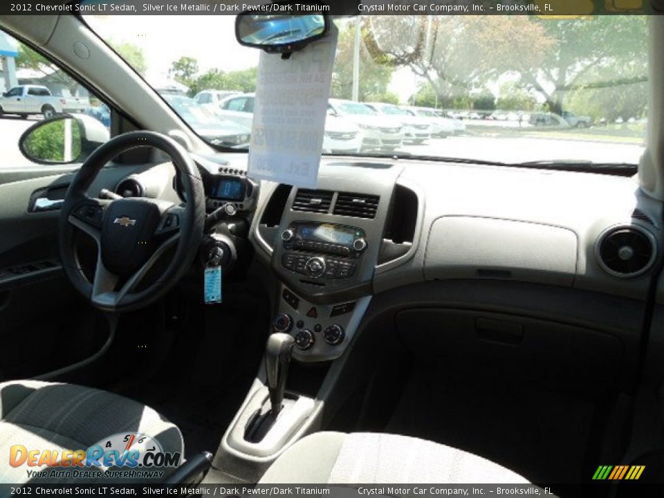 2012 Chevrolet Sonic LT Sedan Silver Ice Metallic / Dark Pewter/Dark Titanium Photo #11