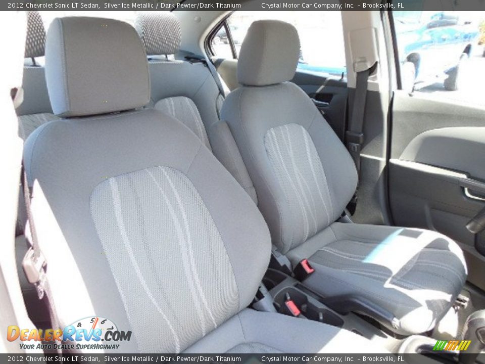 2012 Chevrolet Sonic LT Sedan Silver Ice Metallic / Dark Pewter/Dark Titanium Photo #12