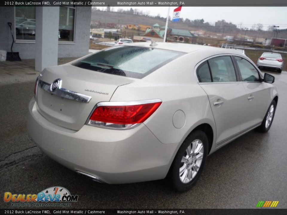 2012 Buick LaCrosse FWD Gold Mist Metallic / Cashmere Photo #9