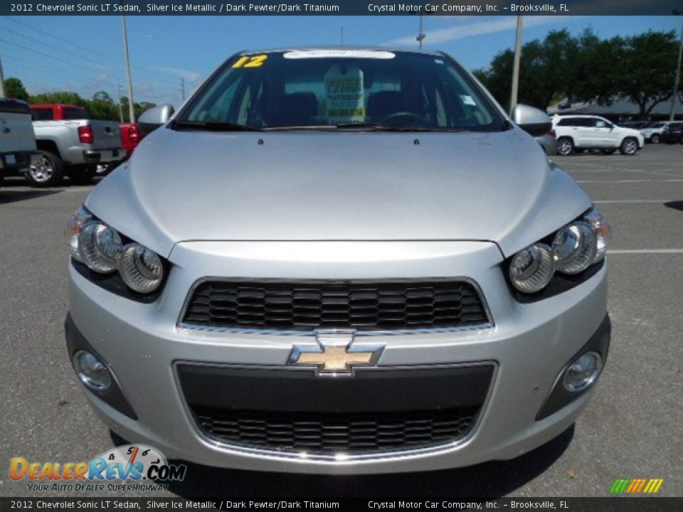 2012 Chevrolet Sonic LT Sedan Silver Ice Metallic / Dark Pewter/Dark Titanium Photo #13