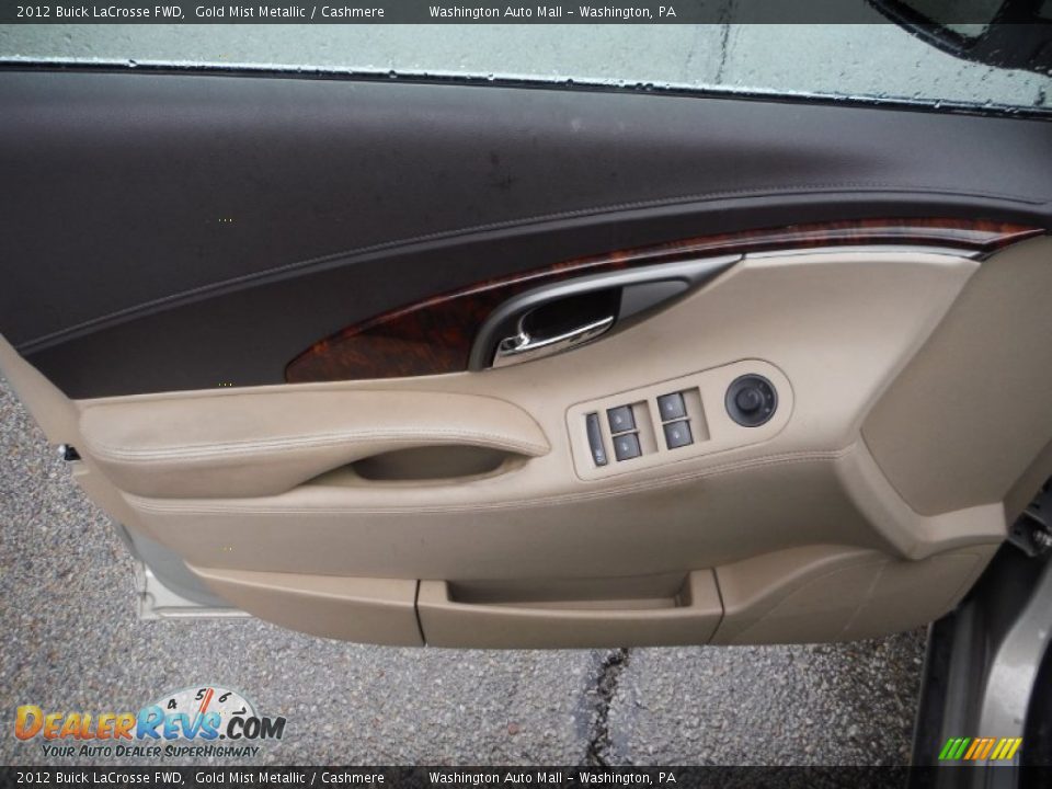 2012 Buick LaCrosse FWD Gold Mist Metallic / Cashmere Photo #10