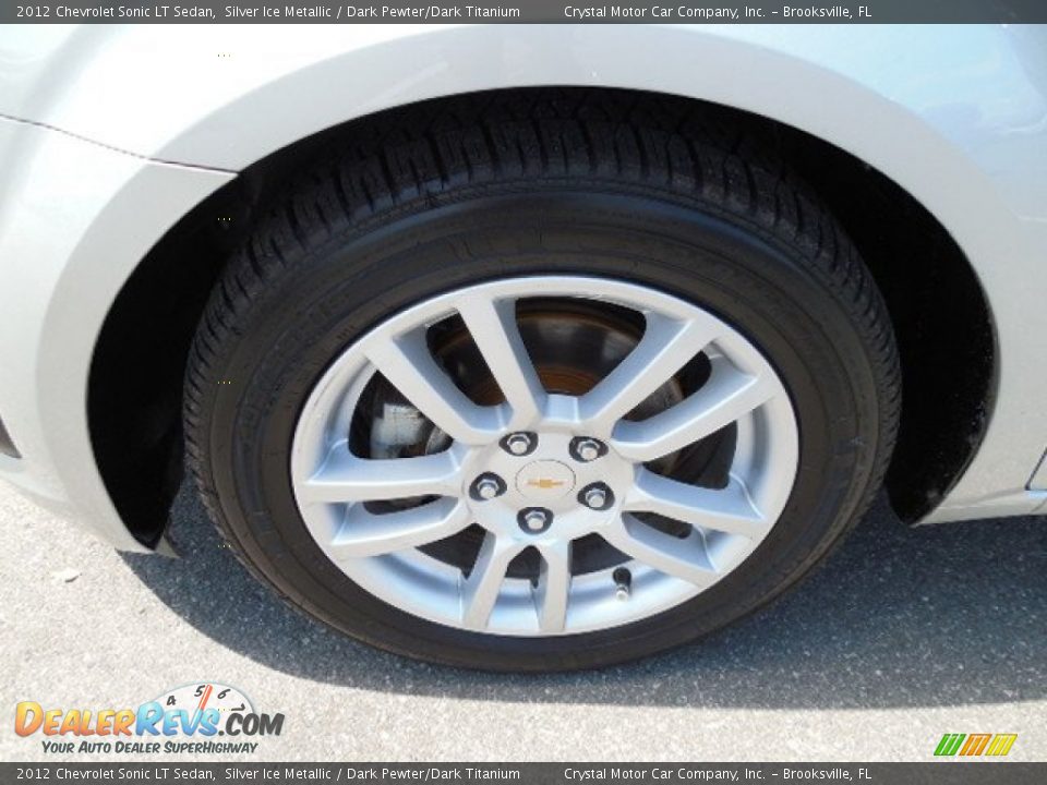 2012 Chevrolet Sonic LT Sedan Silver Ice Metallic / Dark Pewter/Dark Titanium Photo #14
