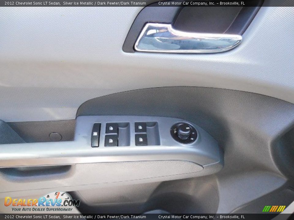 2012 Chevrolet Sonic LT Sedan Silver Ice Metallic / Dark Pewter/Dark Titanium Photo #15