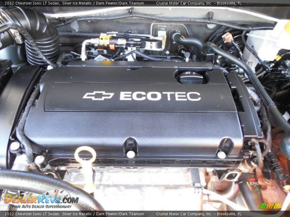 2012 Chevrolet Sonic LT Sedan Silver Ice Metallic / Dark Pewter/Dark Titanium Photo #16