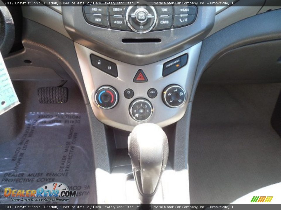 2012 Chevrolet Sonic LT Sedan Silver Ice Metallic / Dark Pewter/Dark Titanium Photo #19