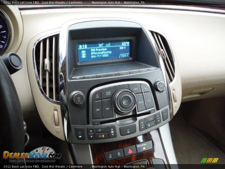2012 Buick LaCrosse FWD Gold Mist Metallic / Cashmere Photo #15