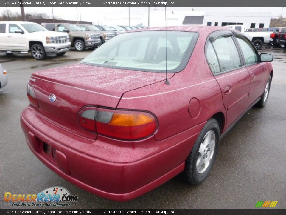2004 Chevrolet Classic Sport Red Metallic / Gray Photo #4