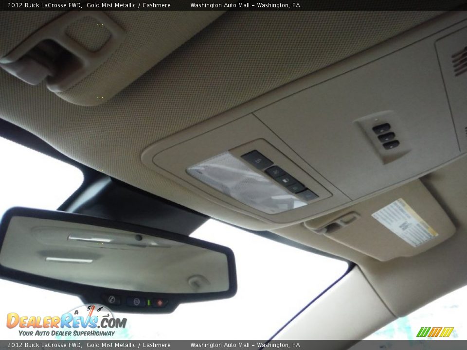 2012 Buick LaCrosse FWD Gold Mist Metallic / Cashmere Photo #16