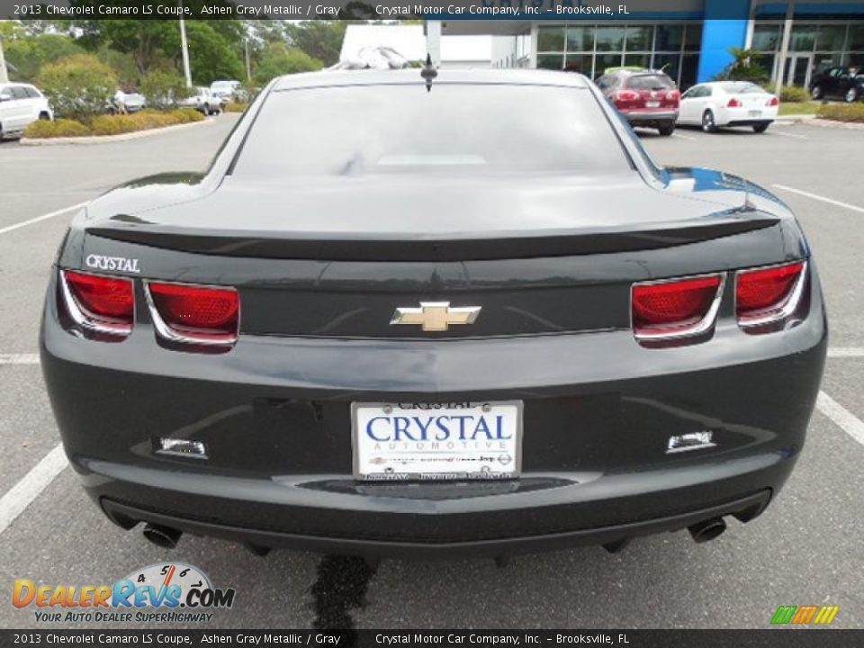 2013 Chevrolet Camaro LS Coupe Ashen Gray Metallic / Gray Photo #7