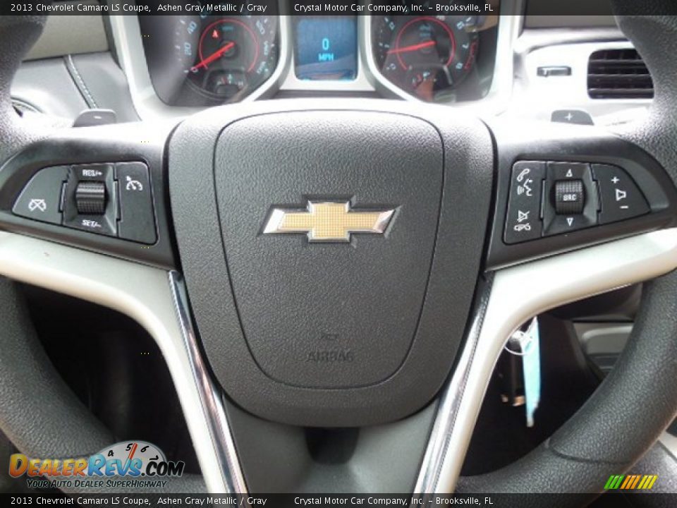 2013 Chevrolet Camaro LS Coupe Ashen Gray Metallic / Gray Photo #20