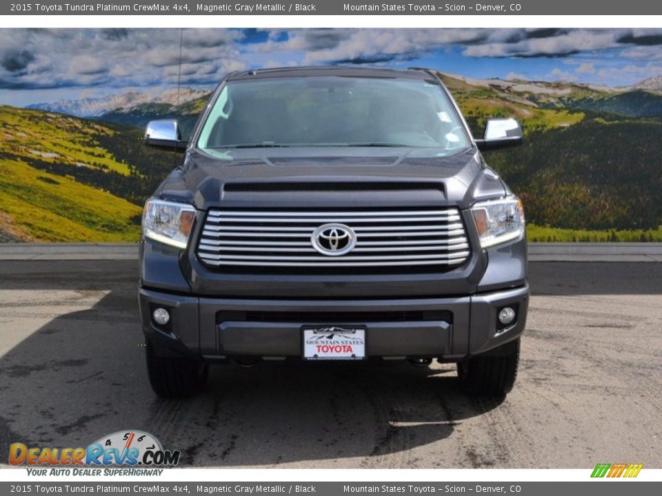 2015 Toyota Tundra Platinum CrewMax 4x4 Magnetic Gray Metallic / Black Photo #2