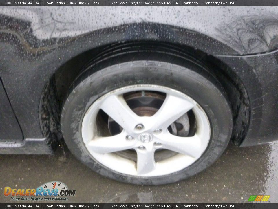 2006 Mazda MAZDA6 i Sport Sedan Onyx Black / Black Photo #2