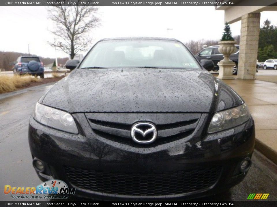 2006 Mazda MAZDA6 i Sport Sedan Onyx Black / Black Photo #4