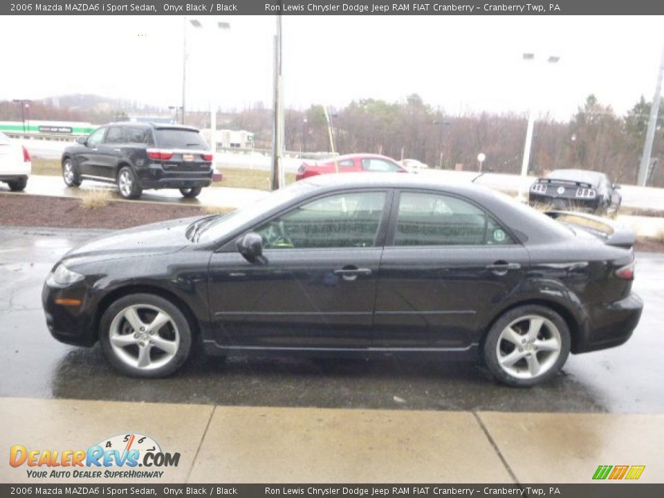 2006 Mazda MAZDA6 i Sport Sedan Onyx Black / Black Photo #6