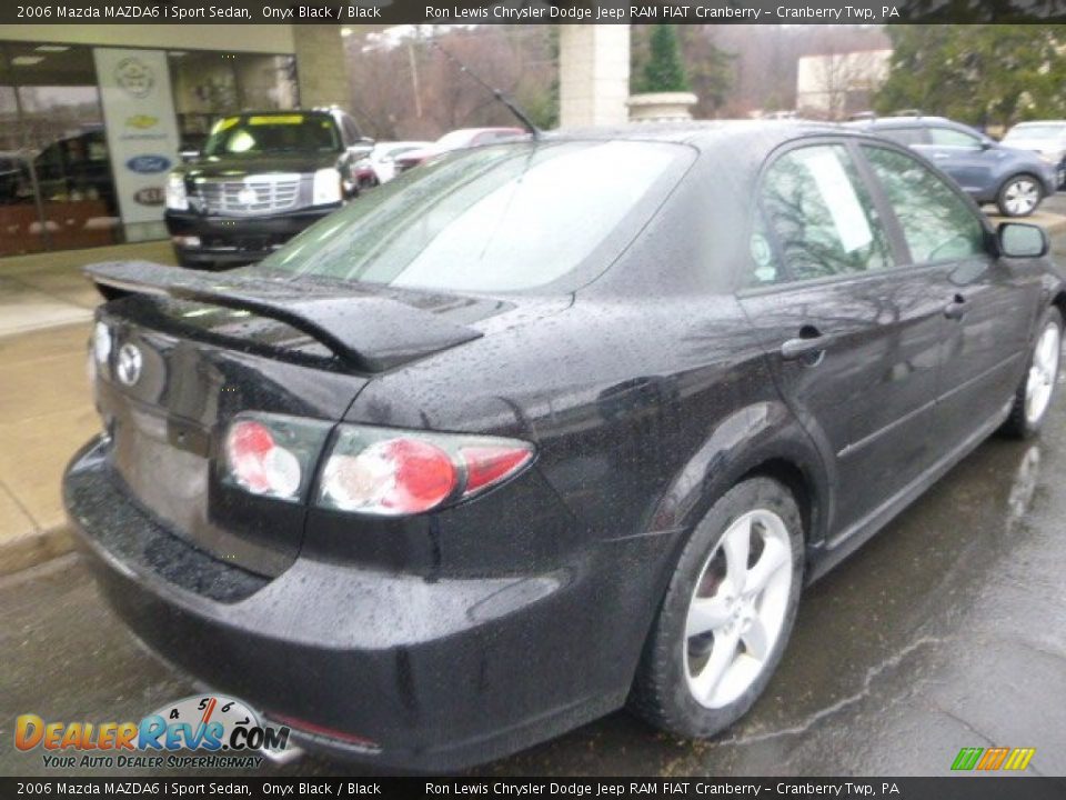 2006 Mazda MAZDA6 i Sport Sedan Onyx Black / Black Photo #9