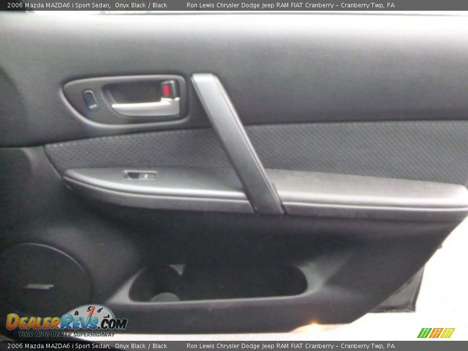 2006 Mazda MAZDA6 i Sport Sedan Onyx Black / Black Photo #20