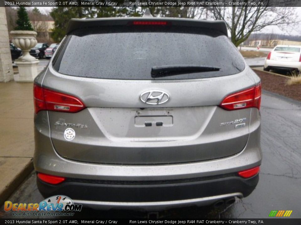 2013 Hyundai Santa Fe Sport 2.0T AWD Mineral Gray / Gray Photo #8