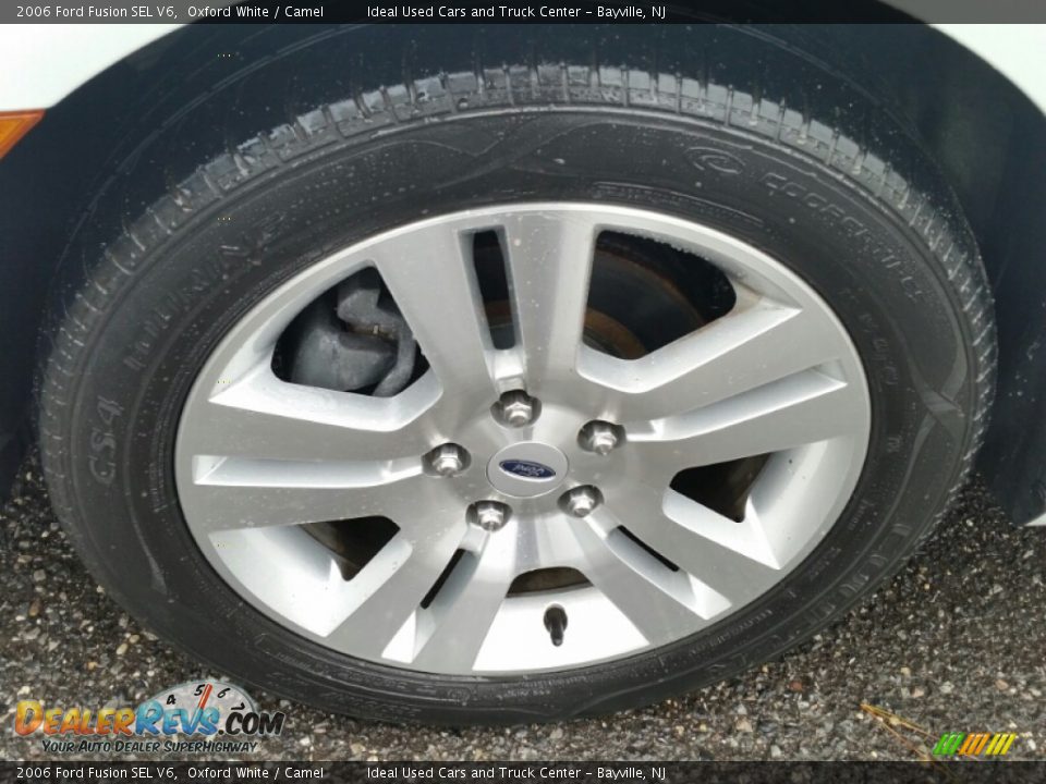 2006 Ford Fusion SEL V6 Oxford White / Camel Photo #3