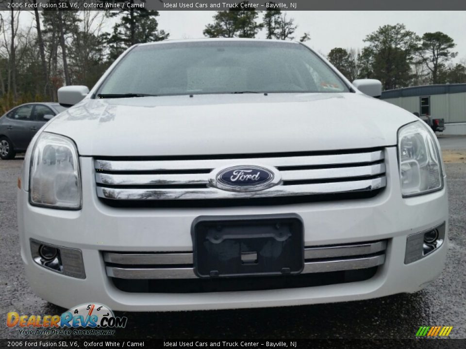 2006 Ford Fusion SEL V6 Oxford White / Camel Photo #4