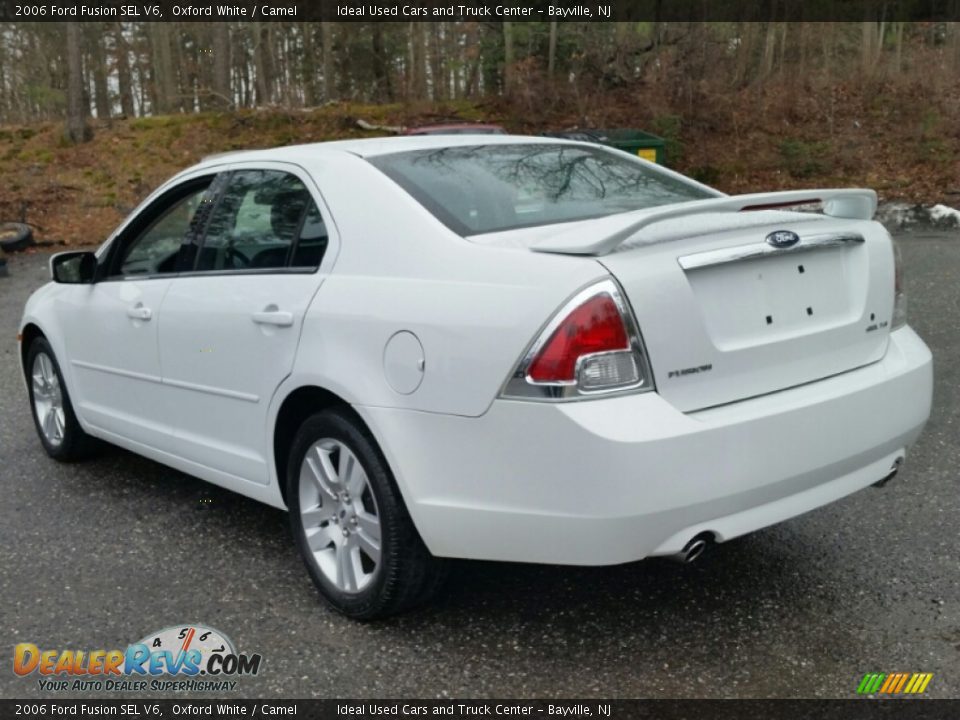 2006 Ford Fusion SEL V6 Oxford White / Camel Photo #14