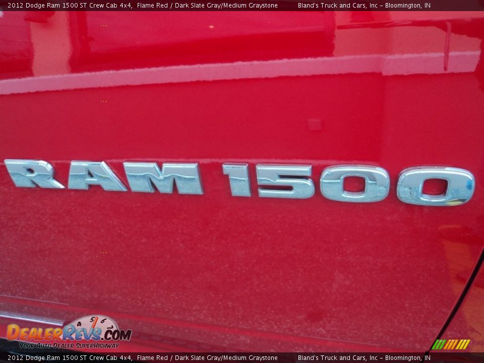2012 Dodge Ram 1500 ST Crew Cab 4x4 Flame Red / Dark Slate Gray/Medium Graystone Photo #26