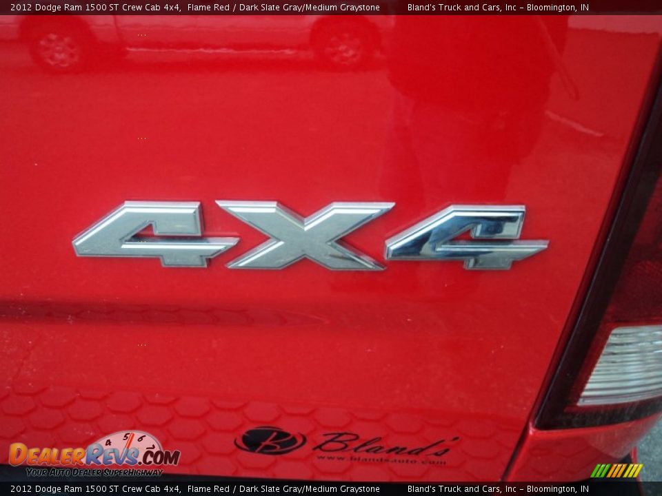 2012 Dodge Ram 1500 ST Crew Cab 4x4 Flame Red / Dark Slate Gray/Medium Graystone Photo #29