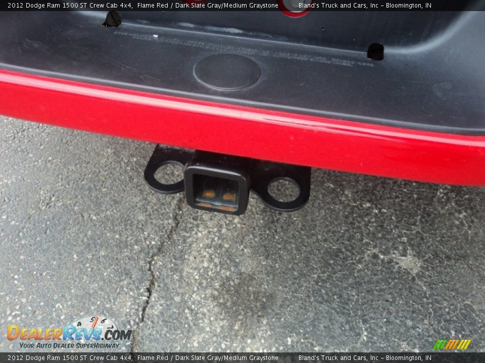 2012 Dodge Ram 1500 ST Crew Cab 4x4 Flame Red / Dark Slate Gray/Medium Graystone Photo #30