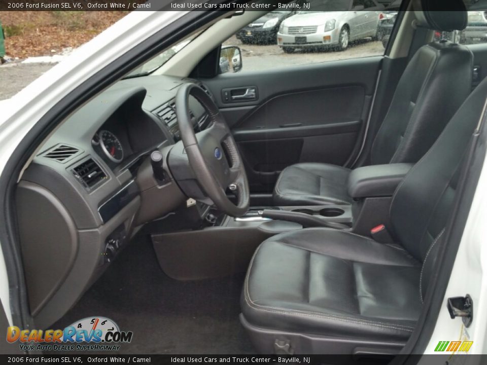2006 Ford Fusion SEL V6 Oxford White / Camel Photo #23