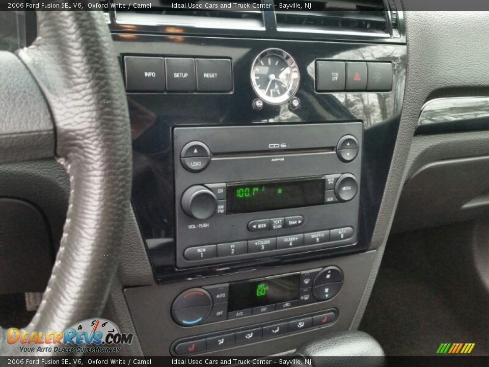 2006 Ford Fusion SEL V6 Oxford White / Camel Photo #26