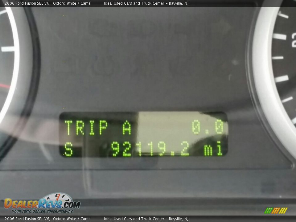 2006 Ford Fusion SEL V6 Oxford White / Camel Photo #27