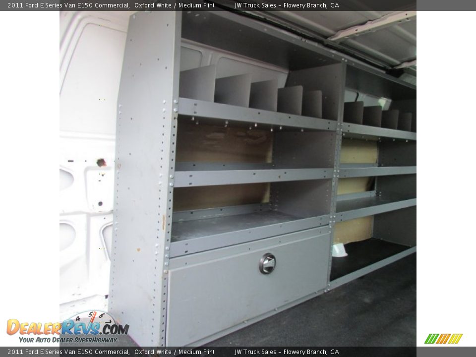 2011 Ford E Series Van E150 Commercial Oxford White / Medium Flint Photo #12