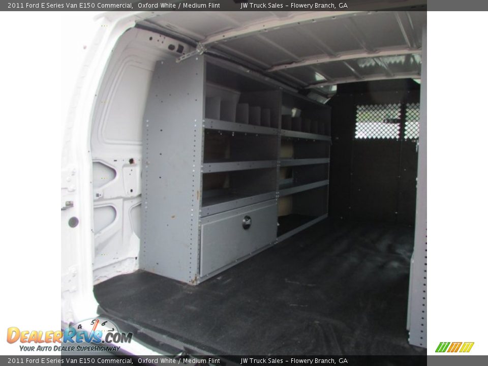 2011 Ford E Series Van E150 Commercial Oxford White / Medium Flint Photo #13