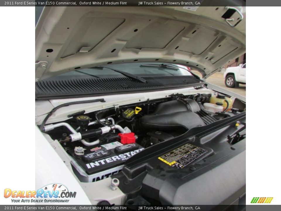 2011 Ford E Series Van E150 Commercial Oxford White / Medium Flint Photo #22
